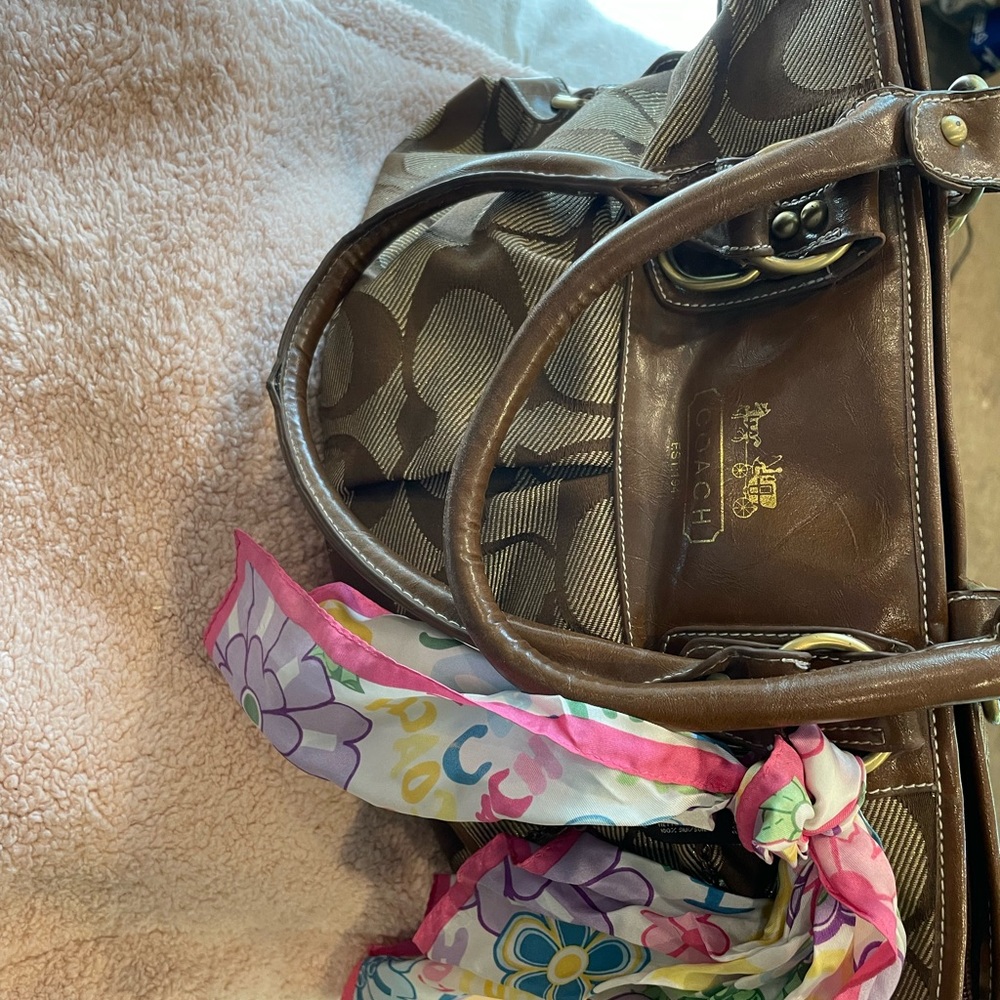 Coach large shoulder bag